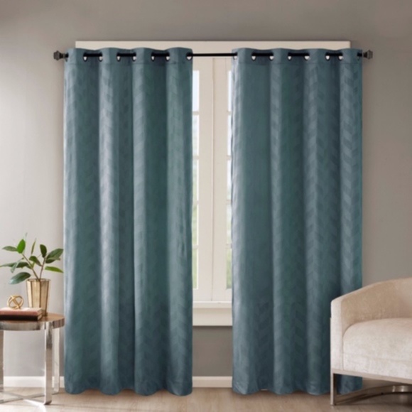 Embossed Poly Velvet Room Darkening Window… - Picture 1 of 3